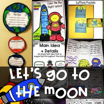 Let's Go to The Moon Supplement Activities Journeys 1st Grade Lesson 16