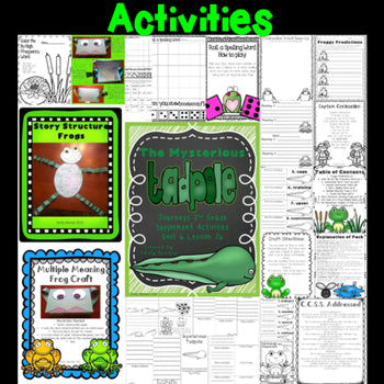 The Mysterious Tadpole Journeys 2nd Grade Supplement Activities Lesson 26