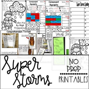 Super Storms Supplement Materials Aligned with Journeys 2nd Grade