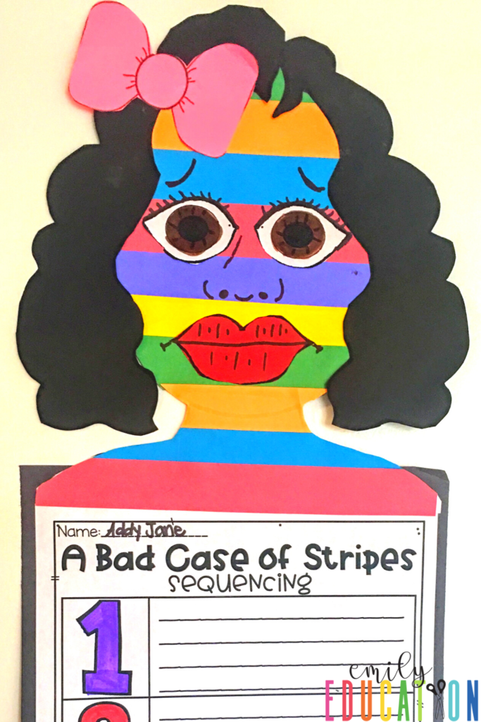 A Bad Case of Stripes Craft and Reading Activity