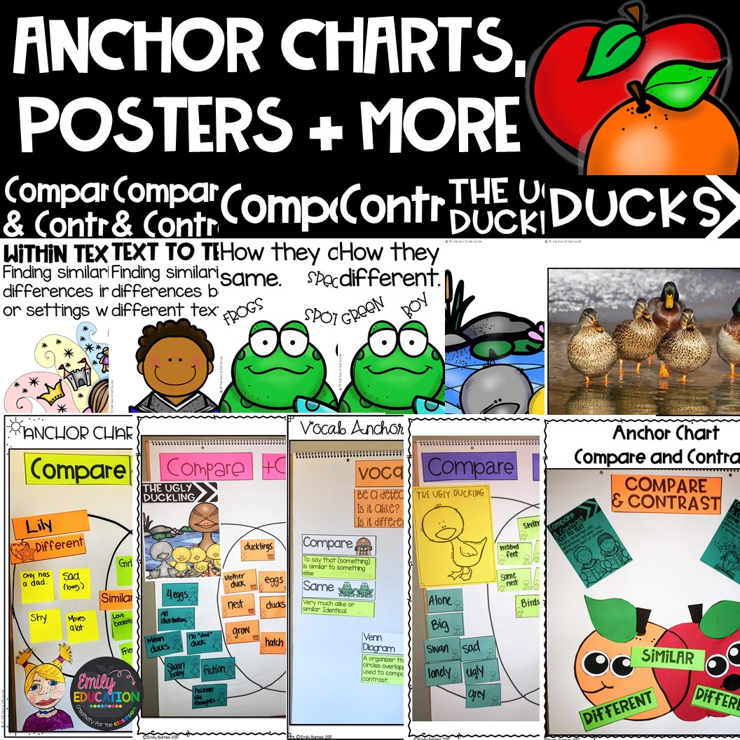 Anchor Chart Compare And Contrast