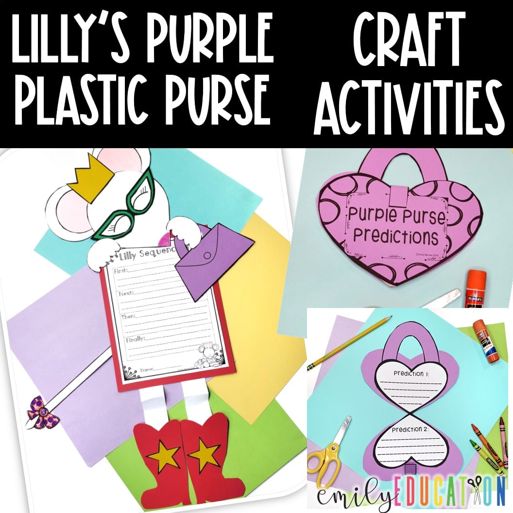 Lilly's Purple Plastic Purse Read Aloud + Sequencing Craft
