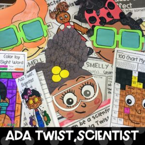 Ada Twist Scientist Craft Activities and STEM unit