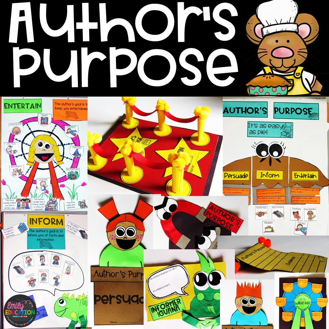 21 Awesome Author's Purpose Activities - Teaching Expertise