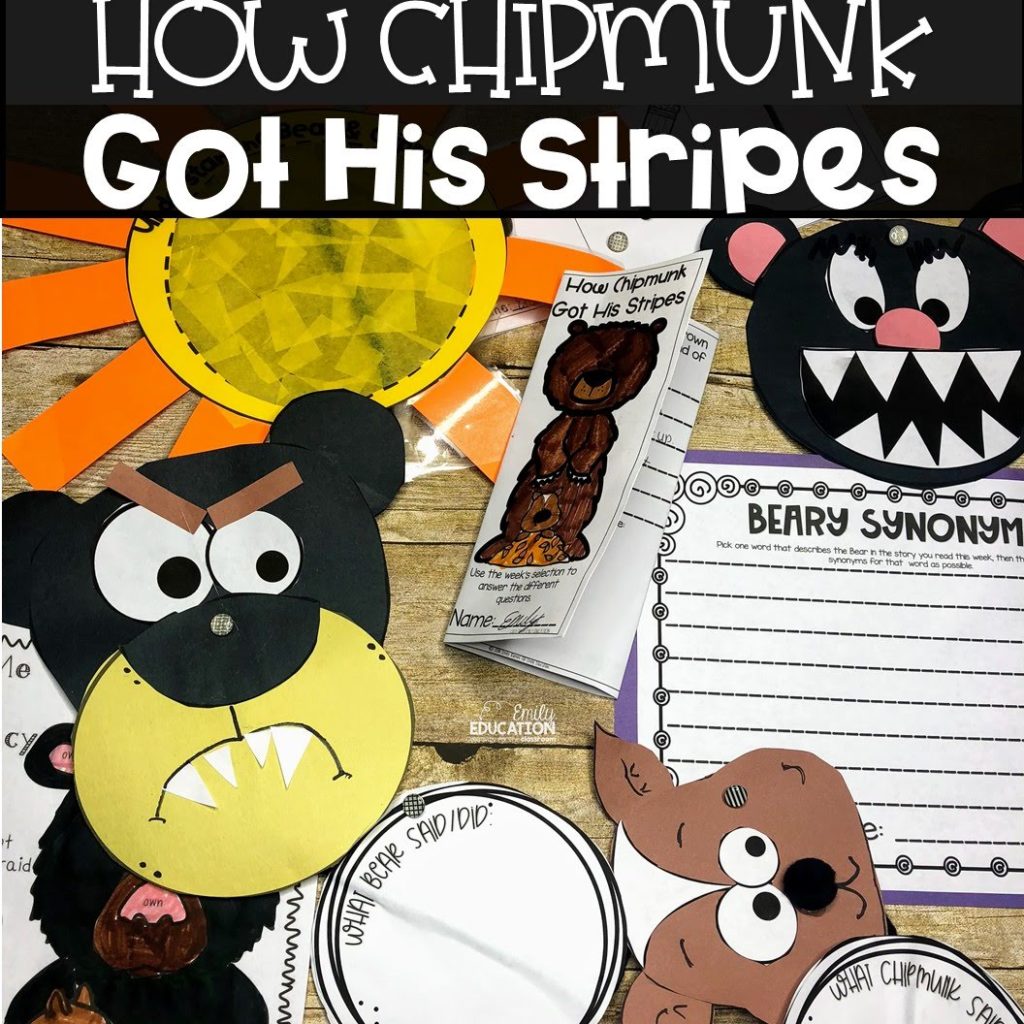 How Chipmunk Got His Stripes Supplement Materials Journeys 2nd Grade