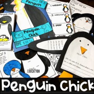 penguin chick and penguin book language arts activities