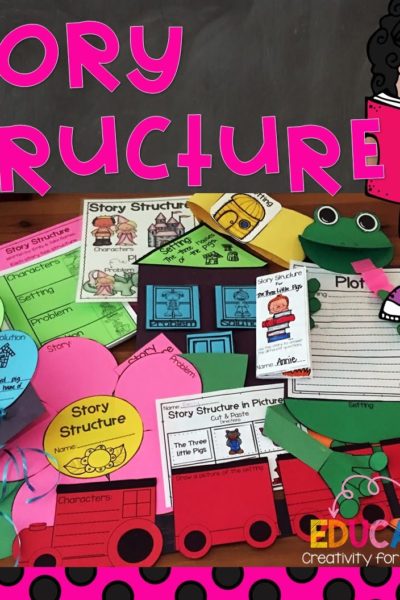 Story Structure Activities and crafts for the elementary classroom