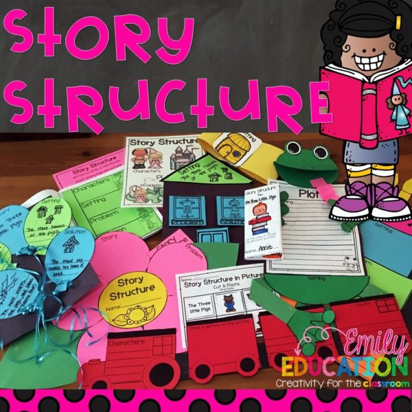 Story Structure Activities and crafts for the elementary classroom