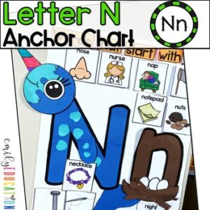 Alphabet Anchor Chart | Letter N - Emily Education