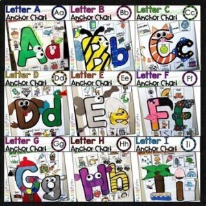 Alphabet Anchor Charts THE BUNDLE - Emily Education