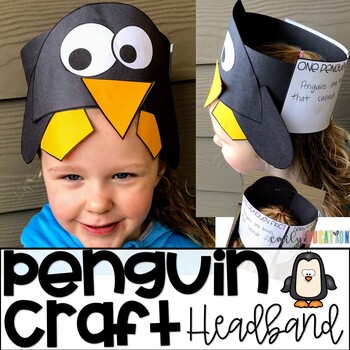 free penguin craft headband