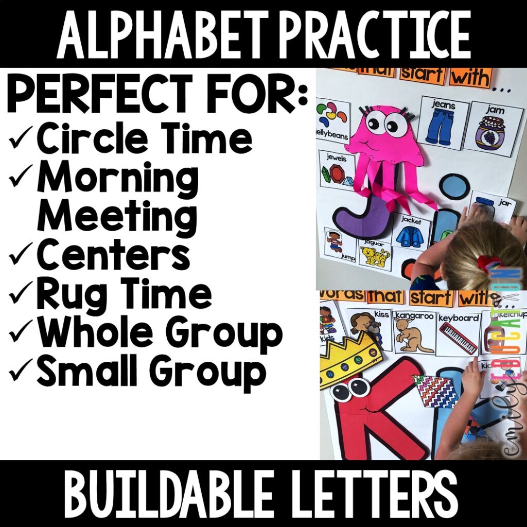 Alphabet Anchor Charts, Posters, Practice | Alphabet Recognition ...