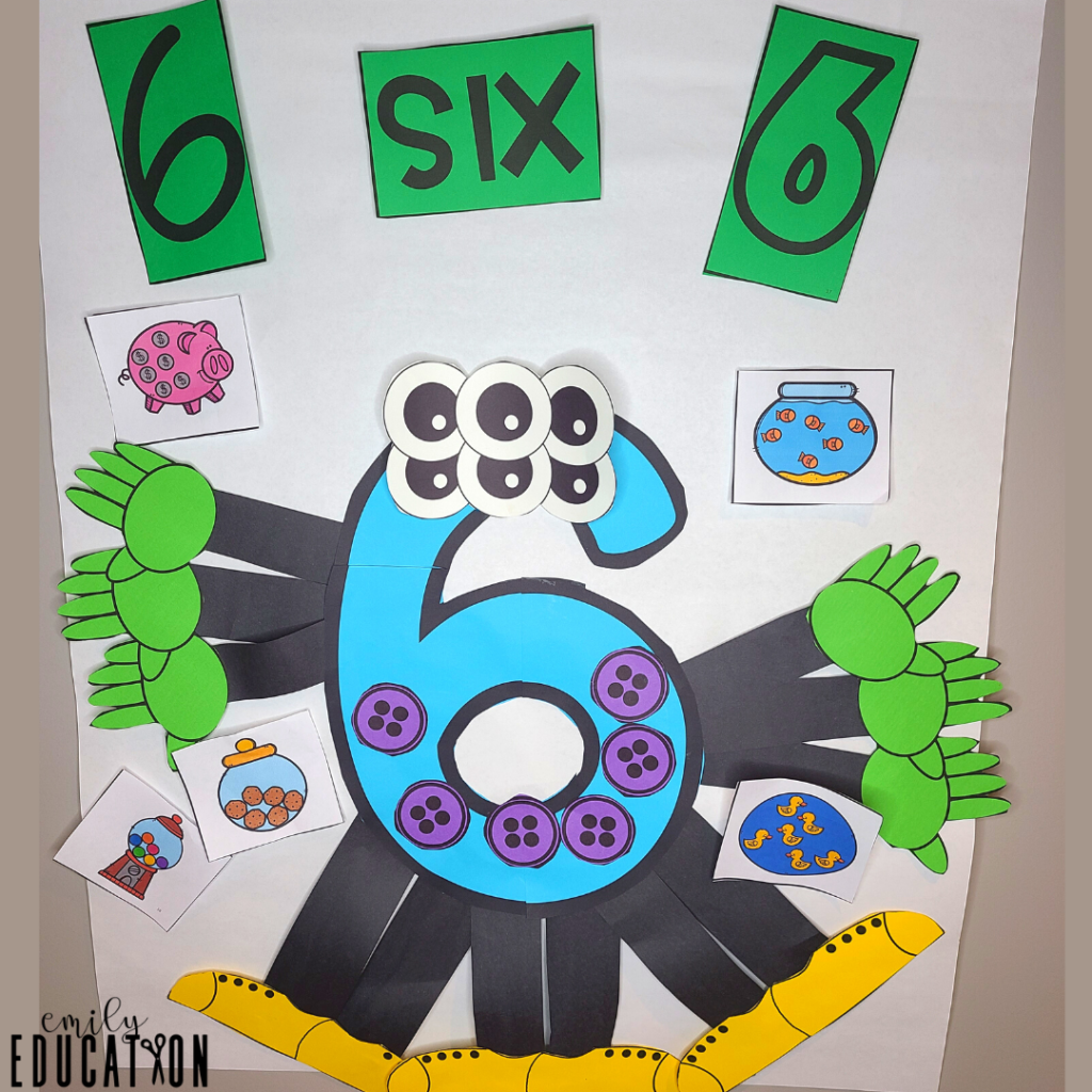 interactive anchor charts are a great way to introduce numbers