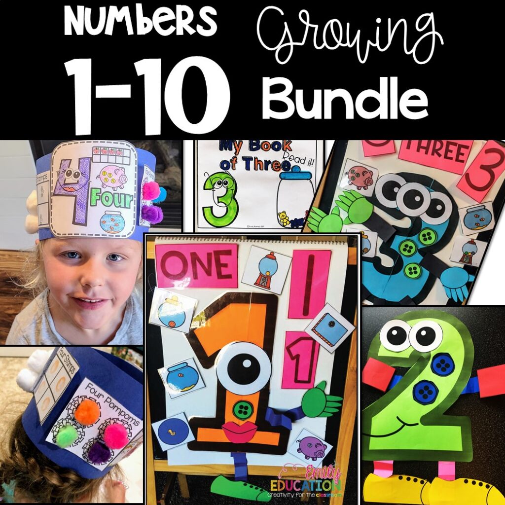 teaching numbers to 10 bundle of activities and resources