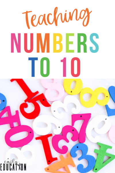 tips and activities for teaching numbers to ten