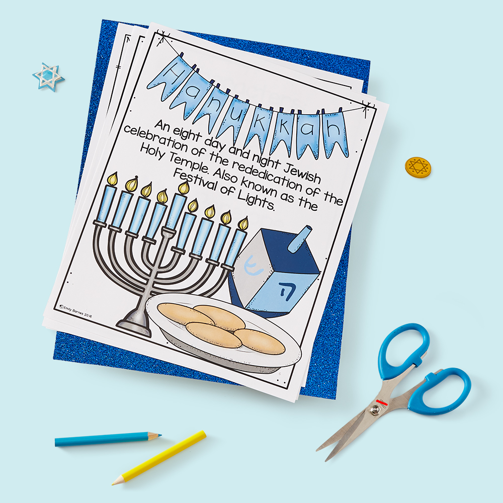 learning about Hanukkah during holidays around the world unit
