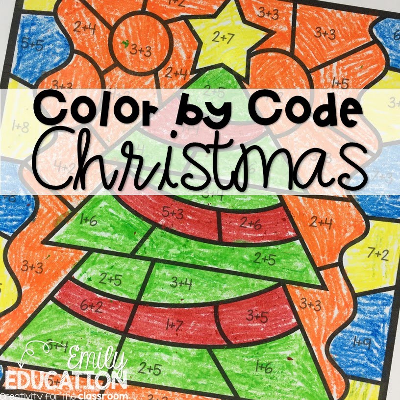 Christmas Color by Code Activities
