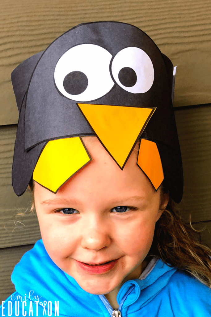 penguin headband craft activity