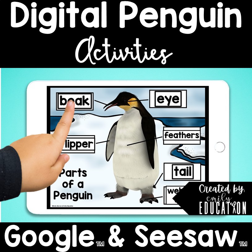digital penguin activities for google and seesaw