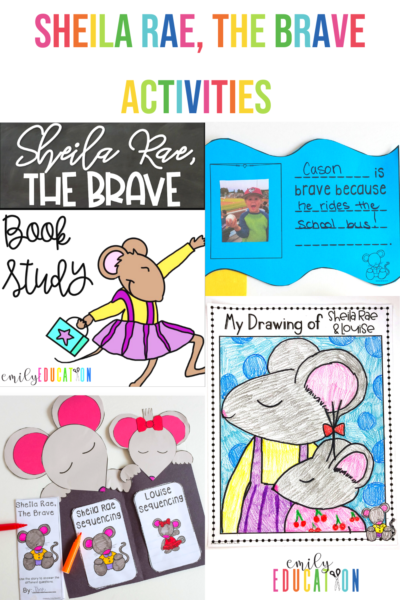 Sheila Rae, The Brave activities and book study