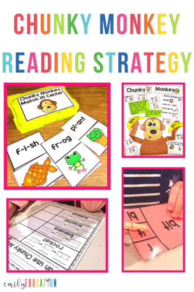 Your students will love this easy to use Chunky Monkey reading strategy