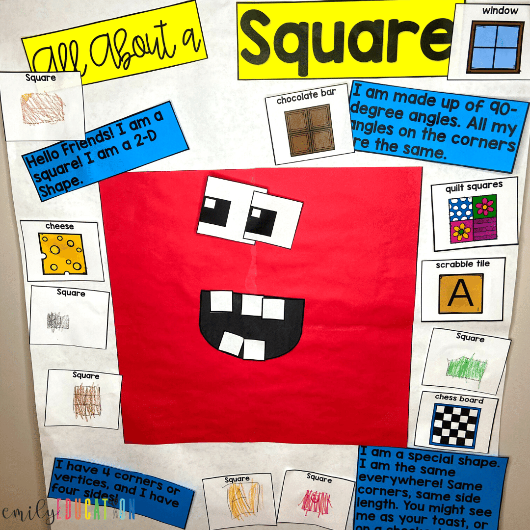 2D Shape Anchor Charts Emily Education