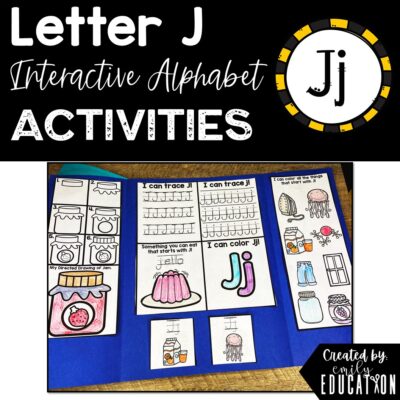 Letter J Alphabet Crafts and Directed Drawing - Emily Education