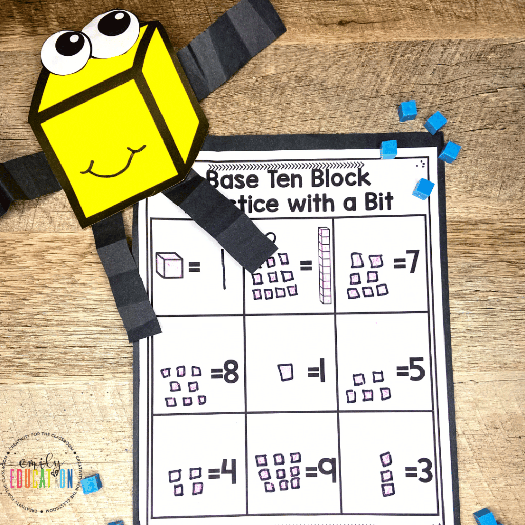 Base Ten Blocks For Teaching Place Value Emily Education