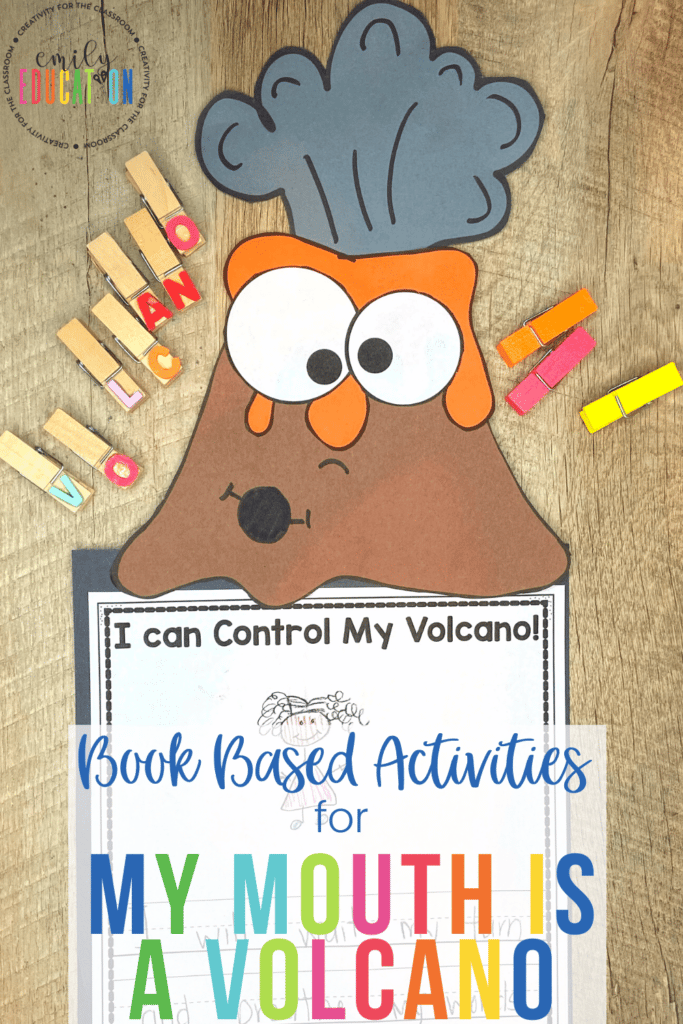 Teach your students about self control and not interrupting with these book based activities for My Mouth is a Volcano.  Complete with an interactive anchor chart, sequencing, reading comprehension and writing activities.