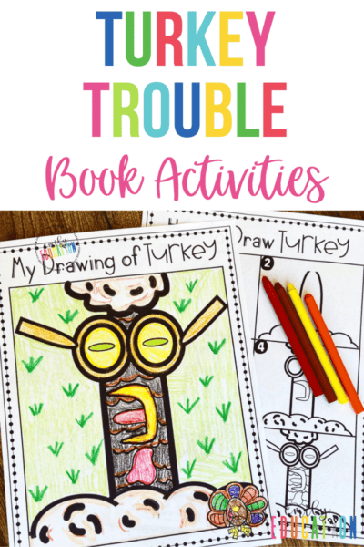 These Turkey Trouble book activities are a great way to bring some Thanksgiving fun into your classroom