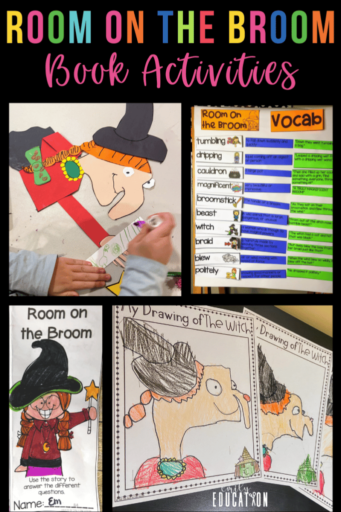 Save these Room on the Broom book activities to your favorite classroom Pinterest board for later!