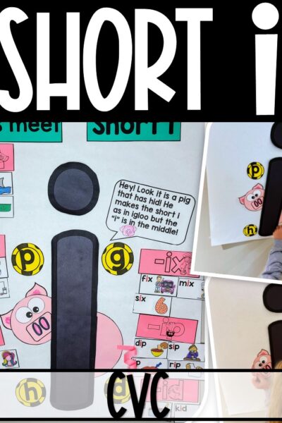 short i anchor chart and activities