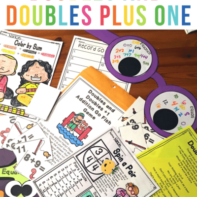Your students will loves these doubles and doubles plus one activities in this bundle