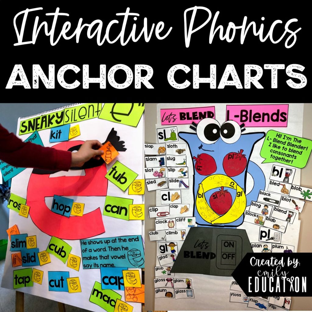 phonics anchor charts bundle